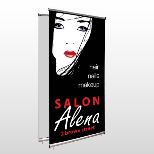 Salon 125 Center Pole Banner Stand