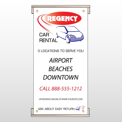 Rental Car 39 Track Sign