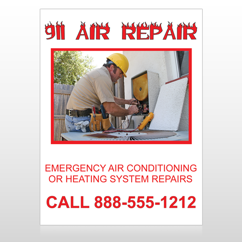 AC Repair 251 Custom Sign