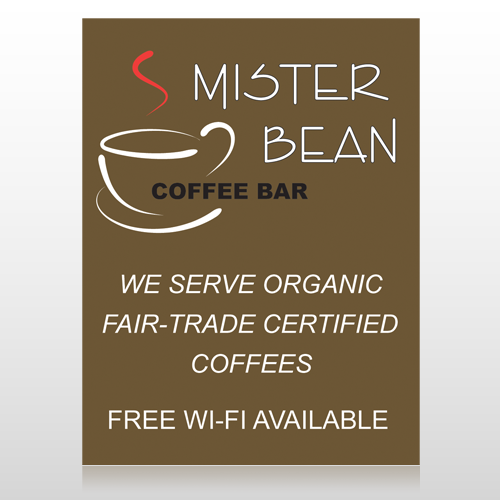 Coffee Bar 27 Custom Decal