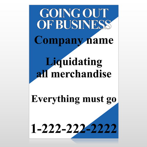 Going Out Sale 11 A Frame Sign