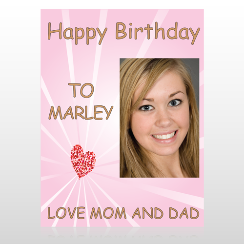 Happy B-Day Marley 10 Custom Decal