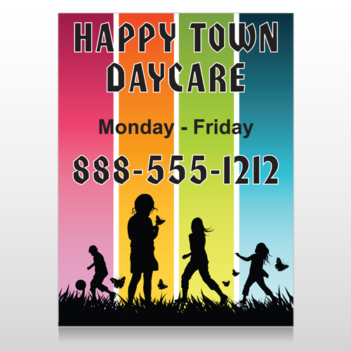 Happy Town 181 Custom Sign