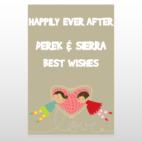 Heart Cartoon 06 Custom Sign