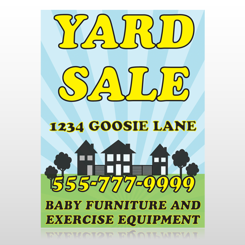 Neighbor Sale 549 Custom Sign
