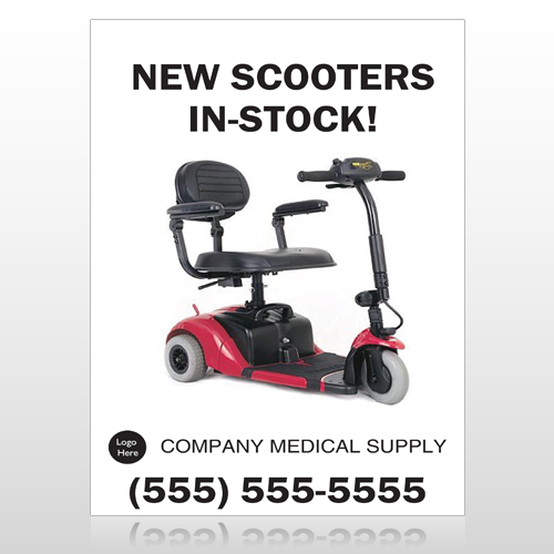 New Scooter 100 Custom Decal