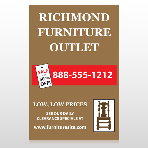 Outlet Chair 527 Custom Decal