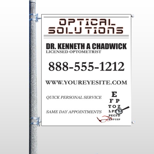 Eye Doctor 131 Pole Banner