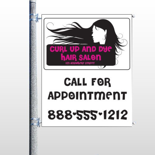 Hair 130 Pole Banner