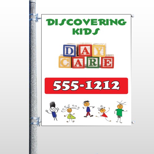 Toy Blocks 183 Pole Banner