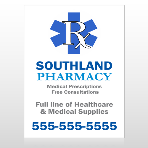 Pharmacy 103 Custom Sign