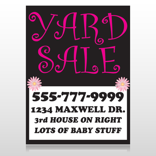 Pink Girl Sale 552 Custom Sign