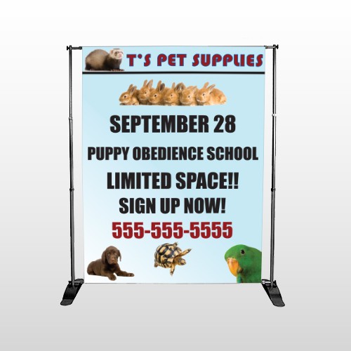 Pet Supplies 305 Pocket Banner Stand