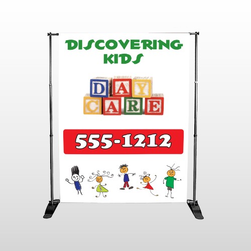 Toy Blocks 183 Pocket Banner Stand