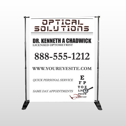 Eye Doctor 131 Pocket Banner Stand