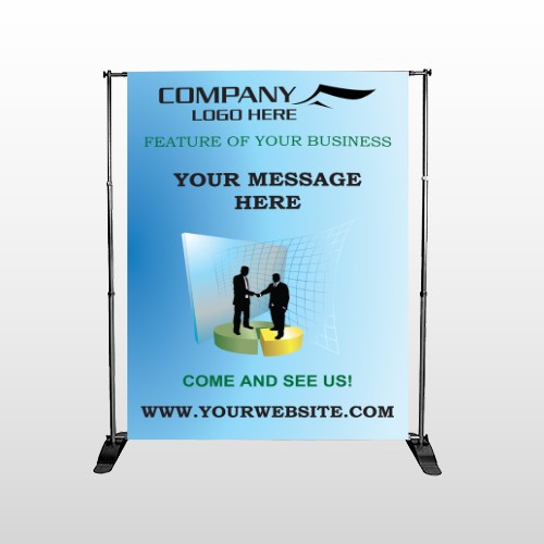 Men 170 Pocket Banner Stand