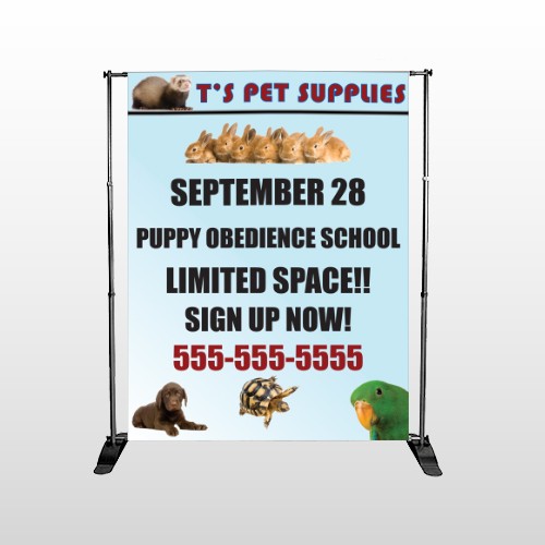 Pet Supplies 305 Pocket Banner Stand