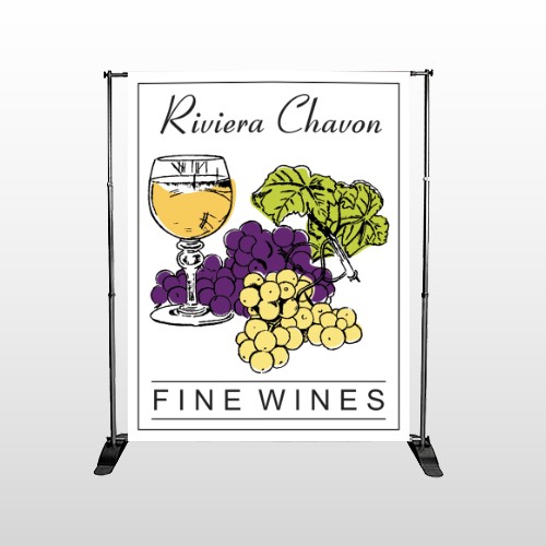 Wine 145 Pocket Banner Stand