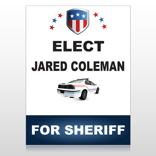 Sheriff Shield 280 Custom Sign