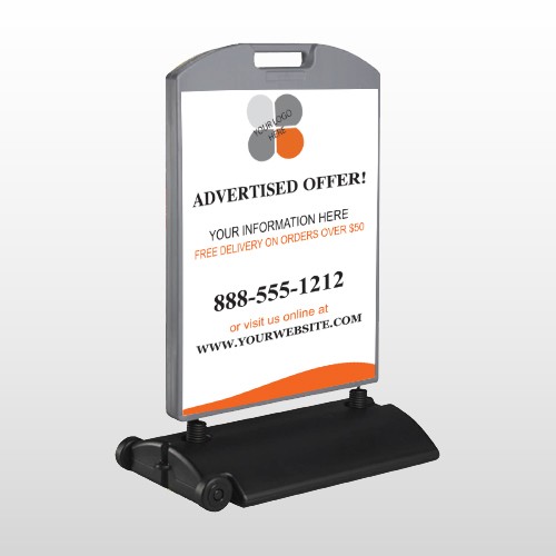 Advertised Offer 150 Wind Frame Sign