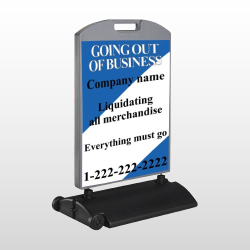 Going Out Sale 11 Wind Frame Sign