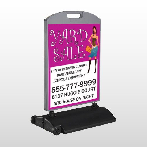 Pink Girl Sale 552 Wind Frame Sign