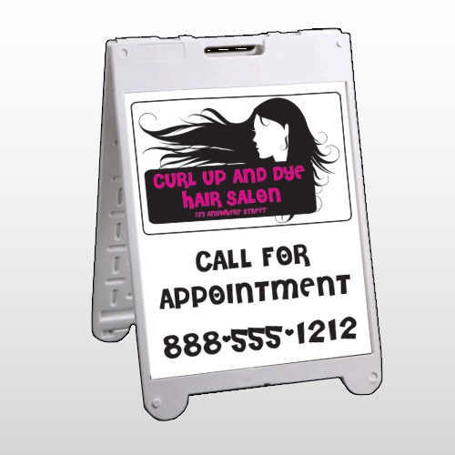Hair 130 A Frame Sign