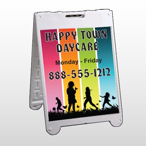 Happy Town 181 A Frame Sign