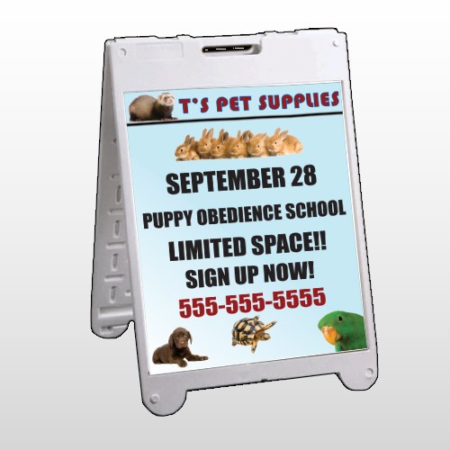 Pet Supplies 305 A Frame Sign