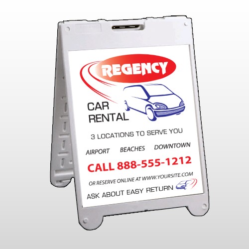 Rental Car 39 A Frame Sign