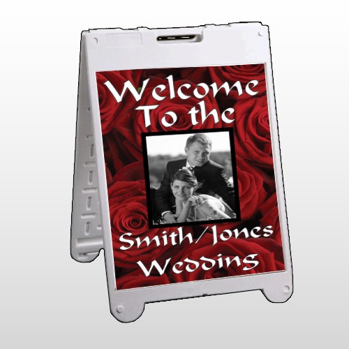 Rose Couple 04 A Frame Sign
