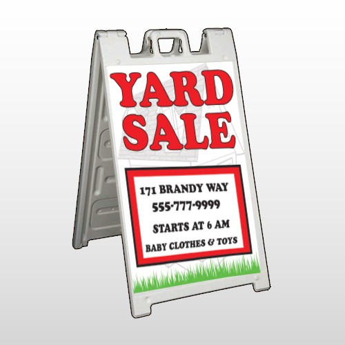 House In Grass 548 A Frame Sign