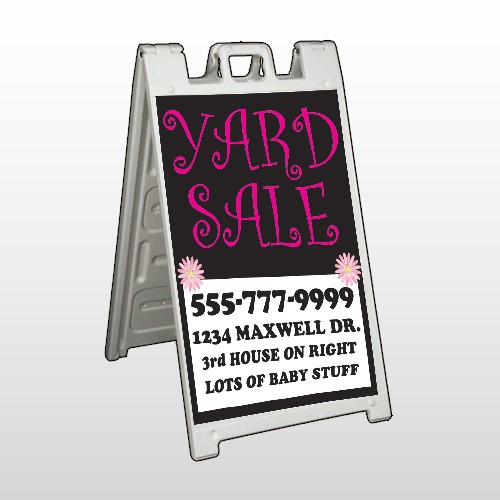 Pink Girl Sale 552 A Frame Sign