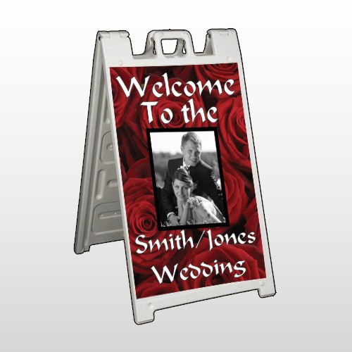 Rose Couple 04 A Frame Sign