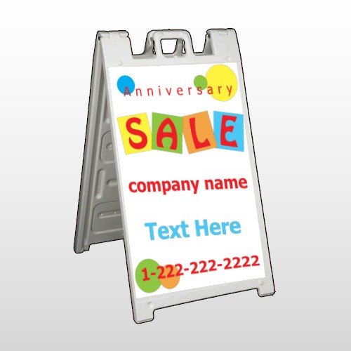 Square Circle Sale 15 A Frame Sign