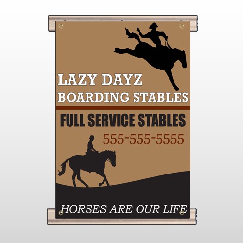 Boarding Stables 304 Track Banner