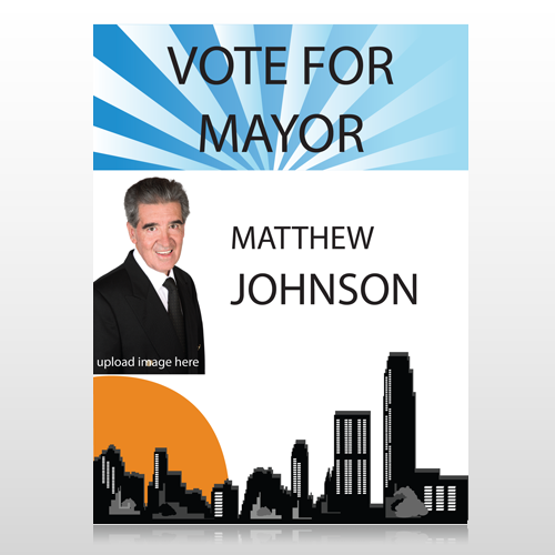 Vote Mayor City 263 Custom Sign