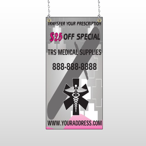 Caduceus Med 503 Window Sign