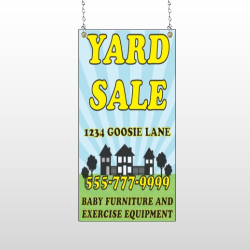 Neighbor Sale 549 Window Sign