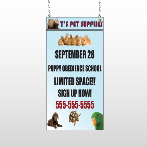 Pet Supplies 305 Window Sign