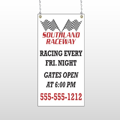 Racetrack 31 Window Sign