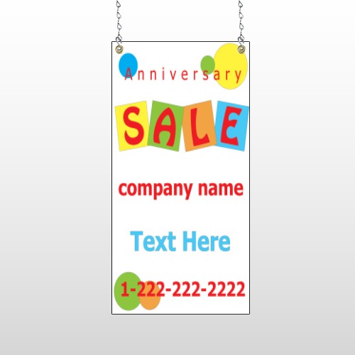 Square Circle Sale 15 Window Sign