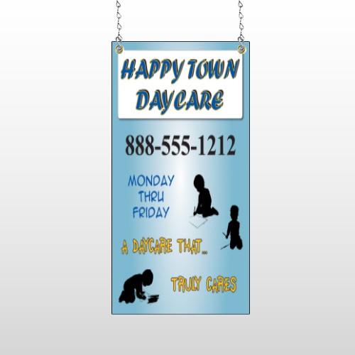 True Happy Care 182 Window Sign