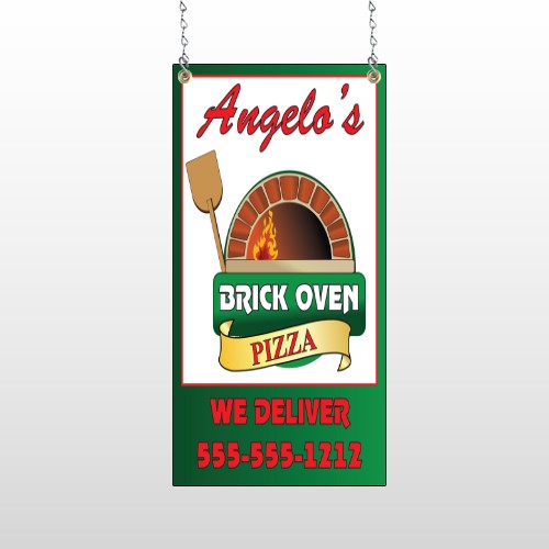 Pizza 129 Window Sign