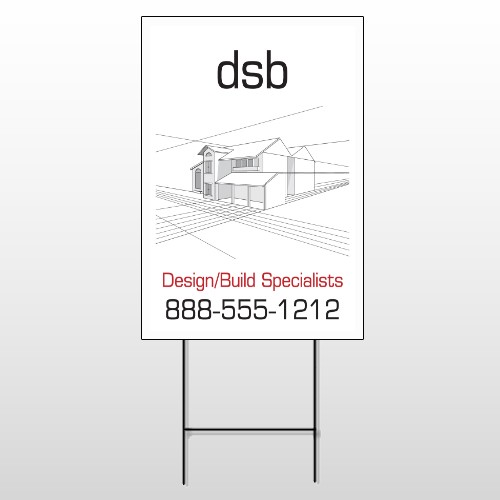 Builder 35 Wire Frame Sign