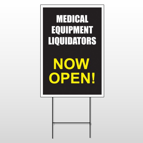 Medical Liquidation 331 Wire Frame Sign