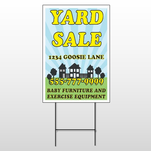 Neighbor Sale 549 Wire Frame Sign