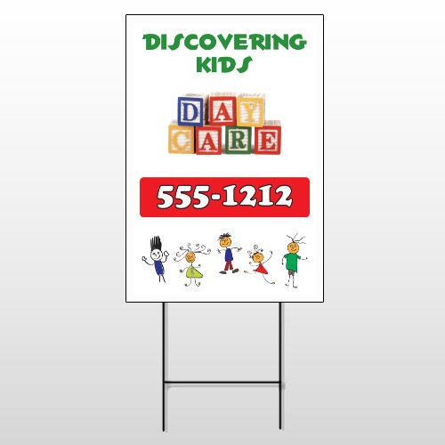 Toy Blocks 183 Wire Frame Sign