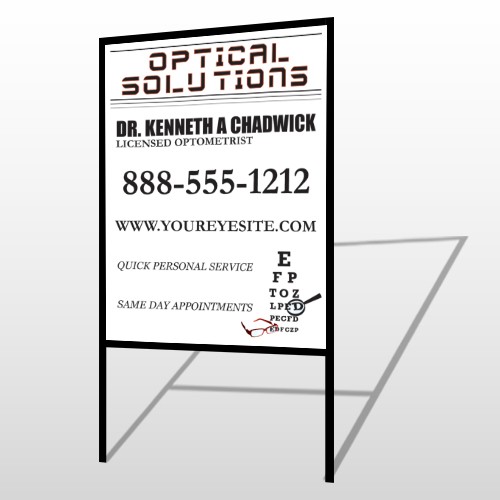 Eye Doctor 131 H-Frame Sign