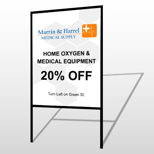 Home Oxygen 139 H-Frame Sign